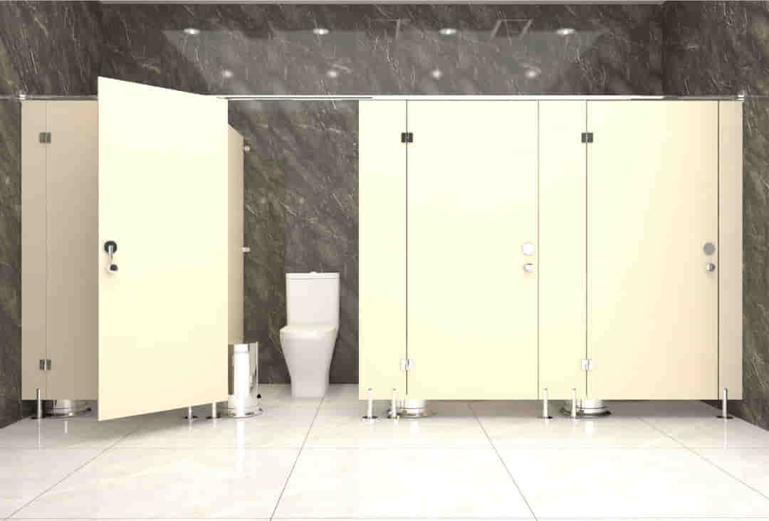 gambar gambar Compact-Toilet-Cubicle - Solid-Colour 106 T Royal Ivory