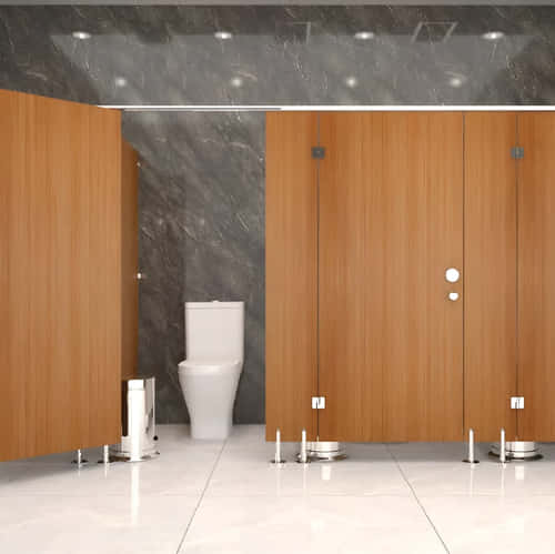 gambar gambar Compact-Toilet-Cubicle - Woodgrain 276 A Tokas Teak