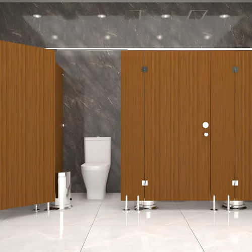 gambar gambar Compact-Toilet-Cubicle - Woodgrain 277 A Classical Teak