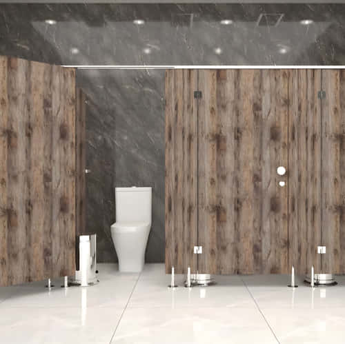 gambar gambar Compact-Toilet-Cubicle - Woodgrain 279 A Gana Teak