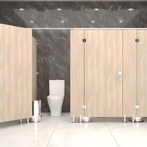 gambar gambar Compact-Toilet-Cubicle - Woodgrain 280 A Art Oak