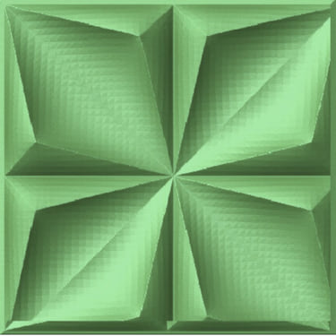 gambar gambar HMR-Wall-Art-3D - 150-mm-x-150-mm F Wart 014